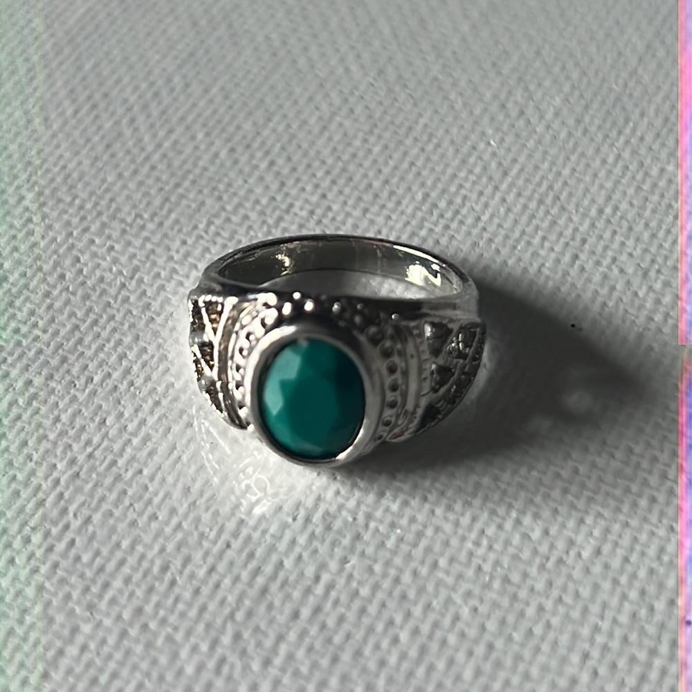 Turquoise and Silver Ring